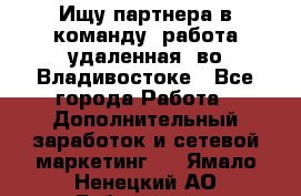 Ищу партнера в команду (работа удаленная) во Владивостоке - Все города Работа » Дополнительный заработок и сетевой маркетинг   . Ямало-Ненецкий АО,Губкинский г.